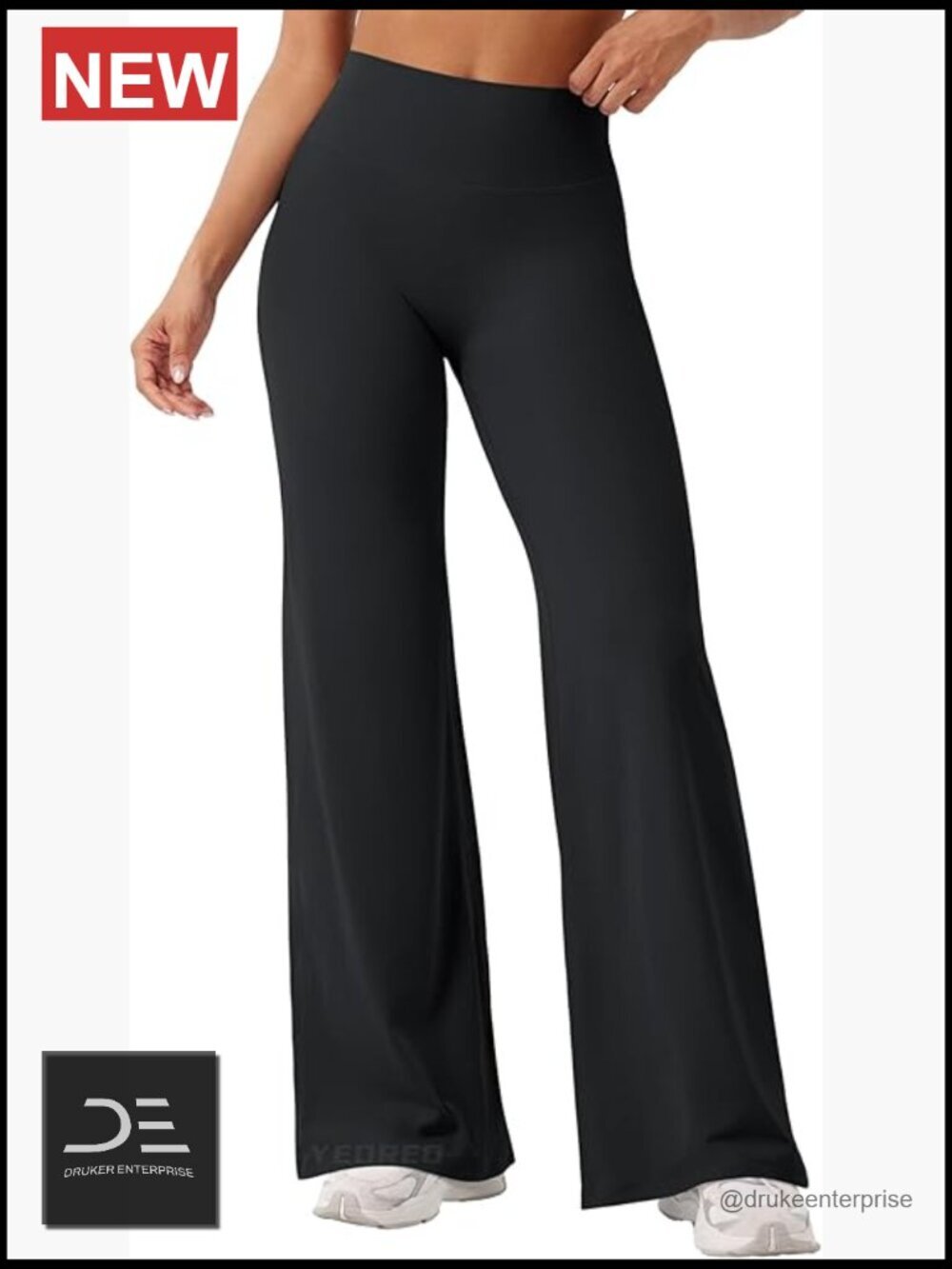 High Waist Straight Leg No Front Seam Yoga Pants Buttery Soft 29-35in